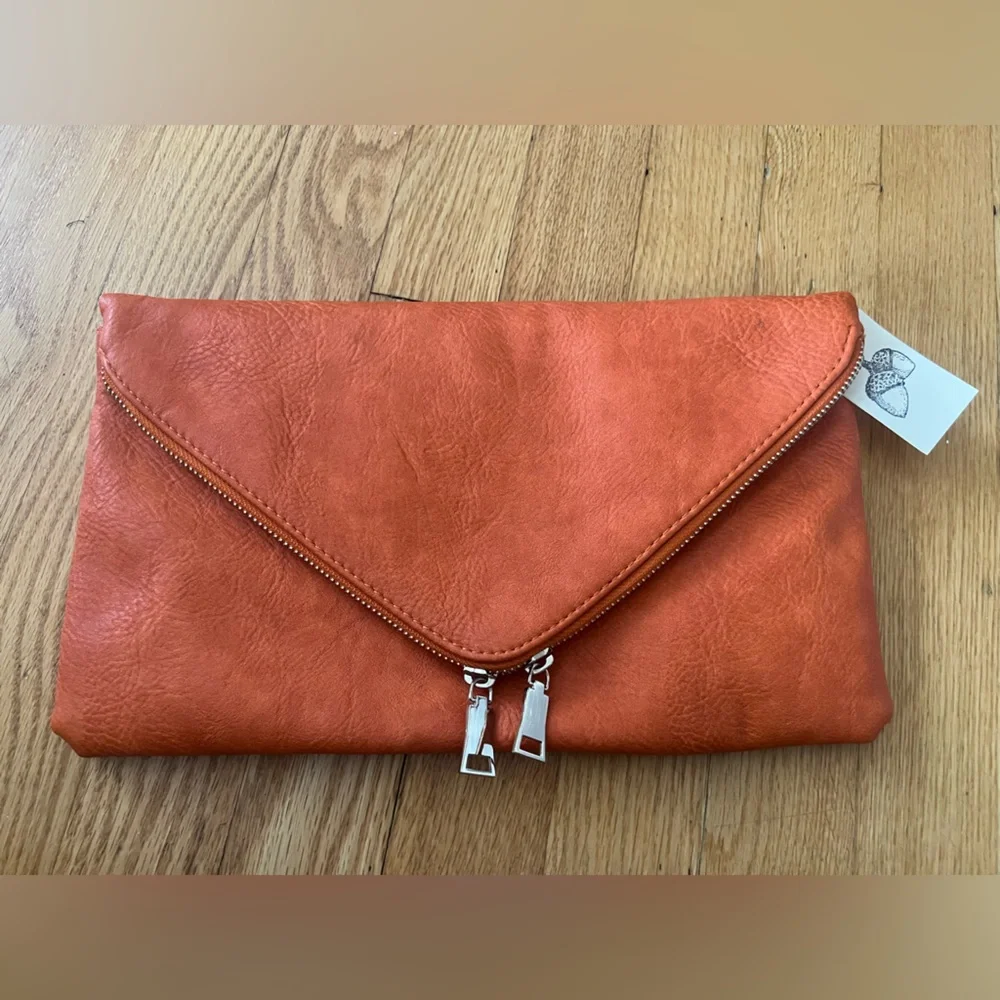 Orange Clutch Bag